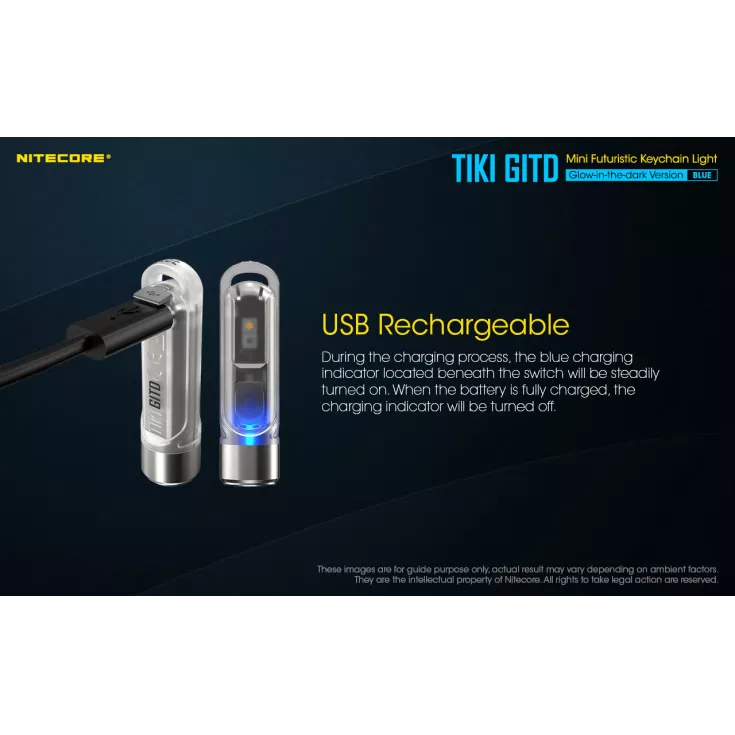 Nitecore TIKI GITD - Blue 12 Nitecore TIKI GITD - Blue - Image 10