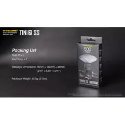 Nitecore TINI 2 SS 25 Nitecore TINI 2 SS -Nitecore Nitecore TINI 2 SS 11