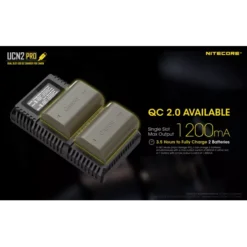 Nitecore UCN2 Canon Camera Charger -Nitecore Nitecore UCN2 Pro 2