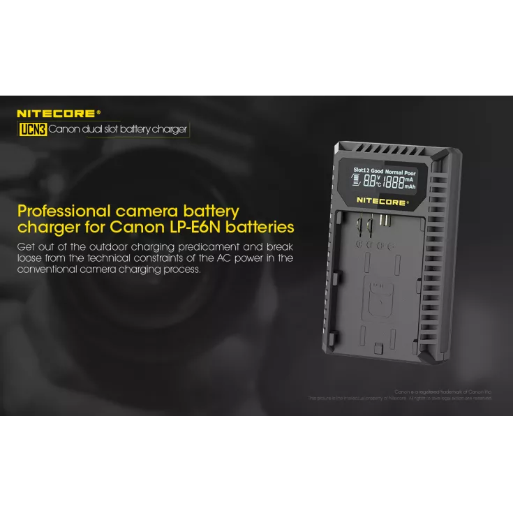 Nitecore UCN3 Canon Camera Charger 5 Nitecore UCN3 Canon Camera Charger - Image 3