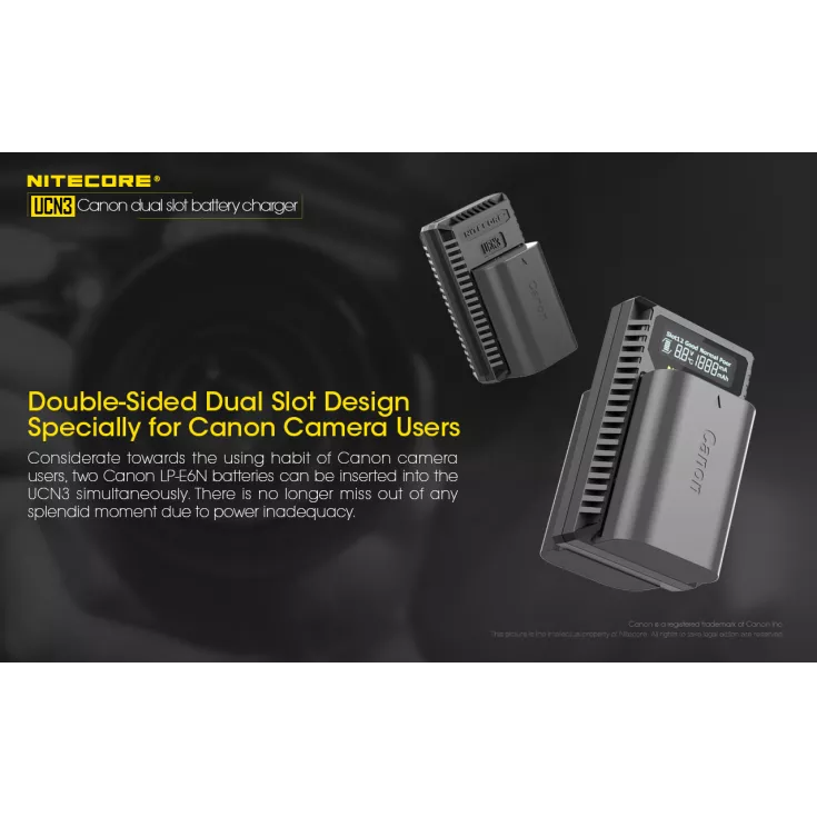 Nitecore UCN3 Canon Camera Charger 8 Nitecore UCN3 Canon Camera Charger - Image 6