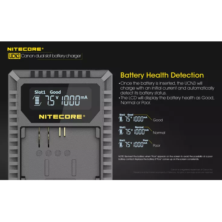 Nitecore UCN3 Canon Camera Charger 11 Nitecore UCN3 Canon Camera Charger - Image 9