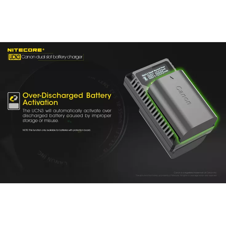 Nitecore UCN3 Canon Camera Charger 12 Nitecore UCN3 Canon Camera Charger - Image 10