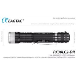 Eagletac PX30LC2-DR -Nitecore PX30LC2 DR 9
