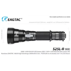 Eagletac S25L-R -Nitecore S25L R 10