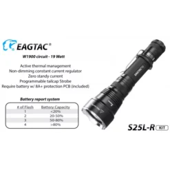 Eagletac S25L-R -Nitecore S25L R 5