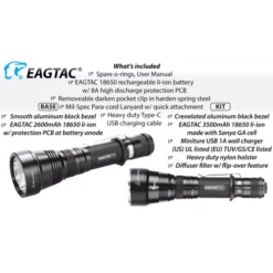 Eagletac S25L-R -Nitecore S25L R 8