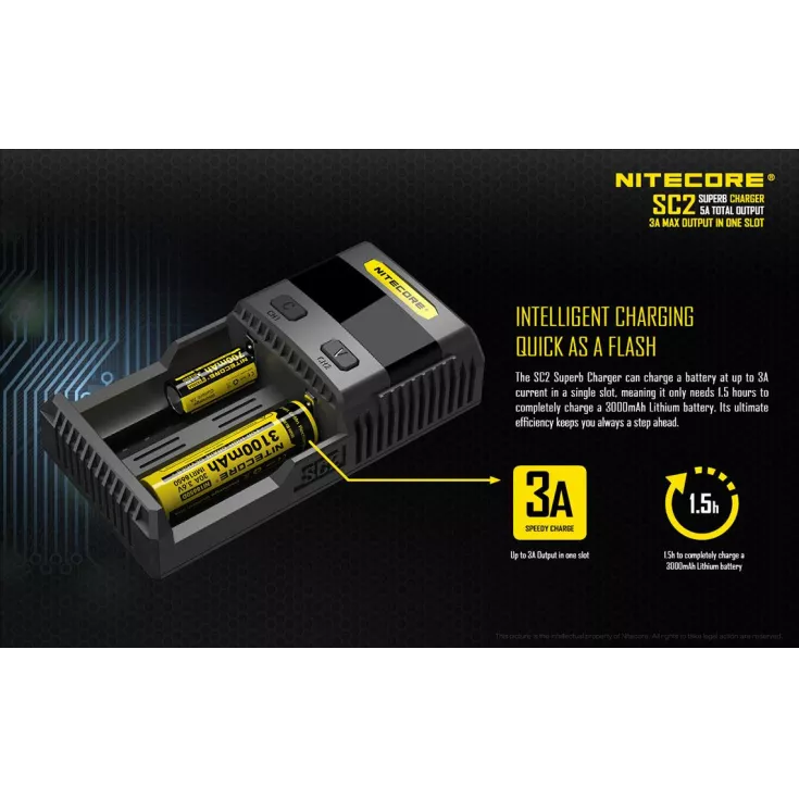 Nitecore SC2 Charger 5 Nitecore SC2 Charger - Image 3