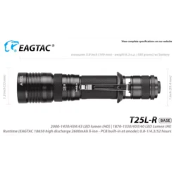 Eagletac T25L-R -Nitecore T25L R 10