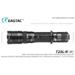 Eagletac T25L-R -Nitecore T25L R 7
