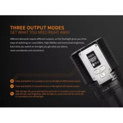 Fenix TK72R -Nitecore TK72 5