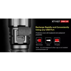 Klarus XT11GT -Nitecore XT11GT 8