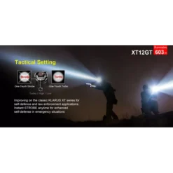 Klarus XT12GT -Nitecore XT12GT 10