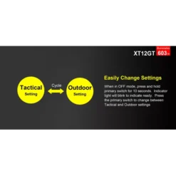 Klarus XT12GT -Nitecore XT12GT 6