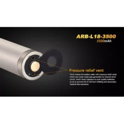 Fenix ARB-L18 18650 3500mAh Battery -Nitecore arb l18 3500 2
