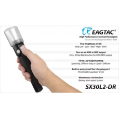 Eagletac SX30L2-DR -Nitecore c6