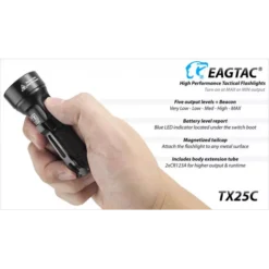 Eagletac TX25C -Nitecore f 8