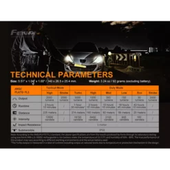 Fenix PD36 TAC -Nitecore fenix pd36 tac runtimes