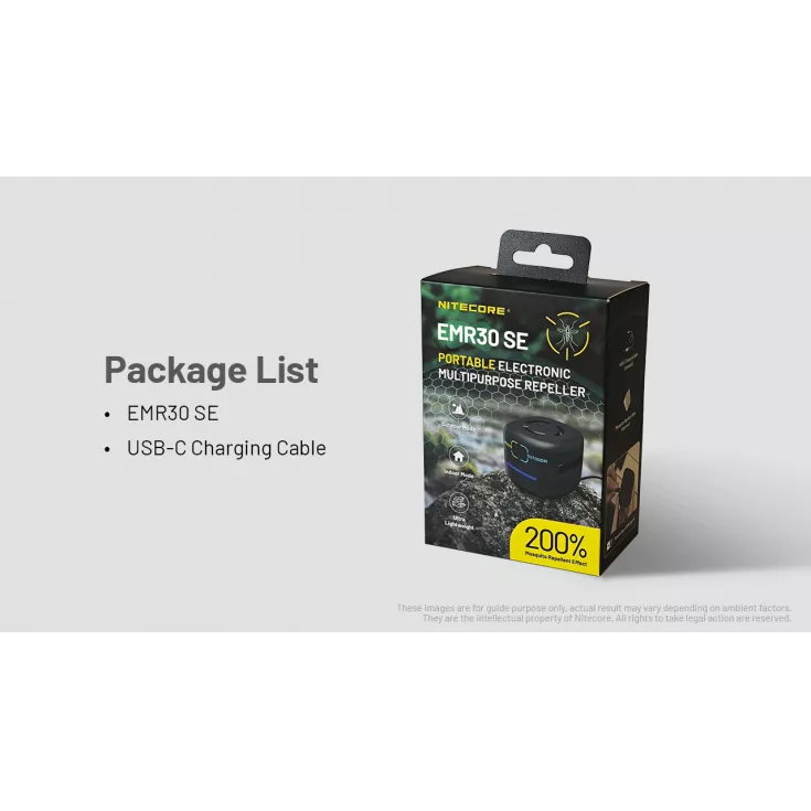 Nitecore EMR30 SE Portable Insect Repeller 7 Nitecore EMR30 SE Portable Insect Repeller - Image 5