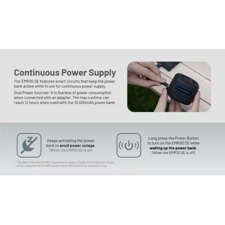 Nitecore EMR30 SE Portable Insect Repeller 6 Nitecore EMR30 SE Portable Insect Repeller - Image 4