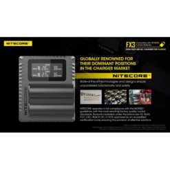 Nitecore FX3 Fujifilm Camera Charger -Nitecore nitecore fx3 4