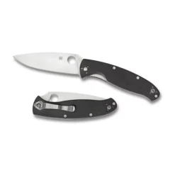 Spyderco Resilience - Black G-10 Handle & Plain Edge Blade