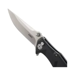 CRKT Tighe Tac Two - GRN Handle & Plain Satin Blade -Nitecore tt5